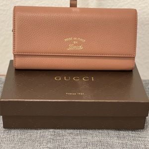 12 GUCCI SWING Swing Continental Wallet Flora Bifold Japan Edition